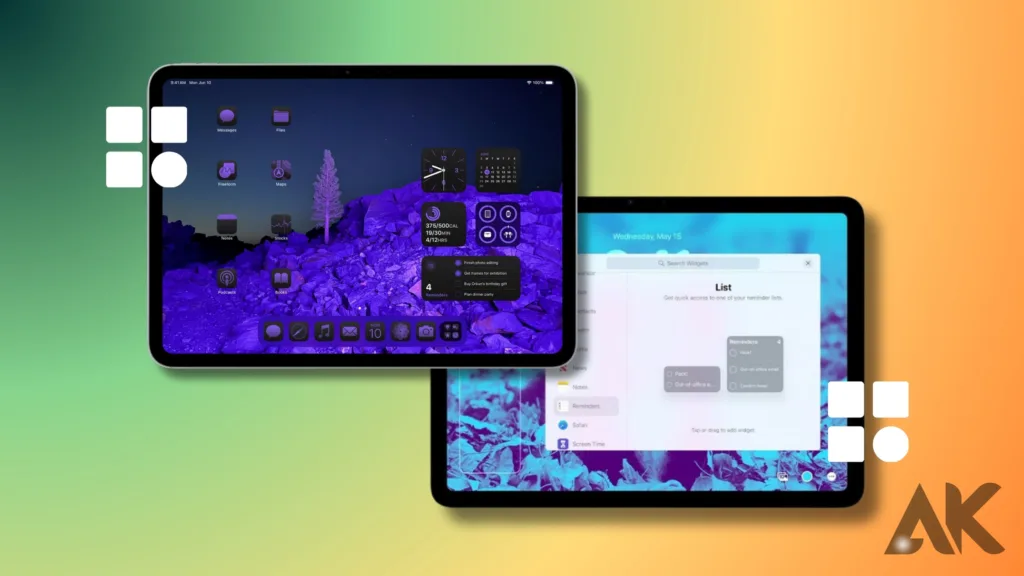 How to enable widgets in iPadOS 18.2