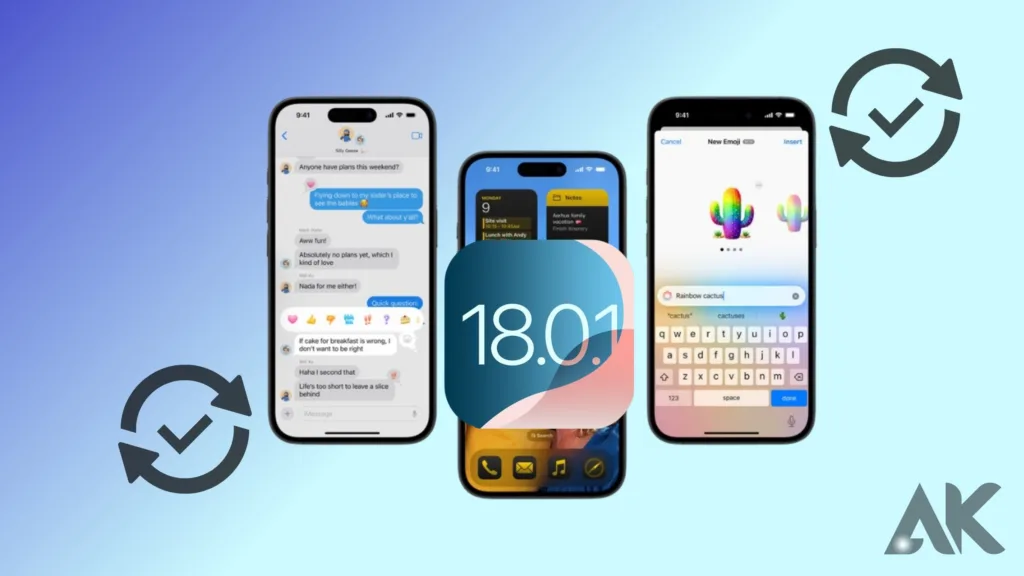 IOS 18.0.1 supported devices