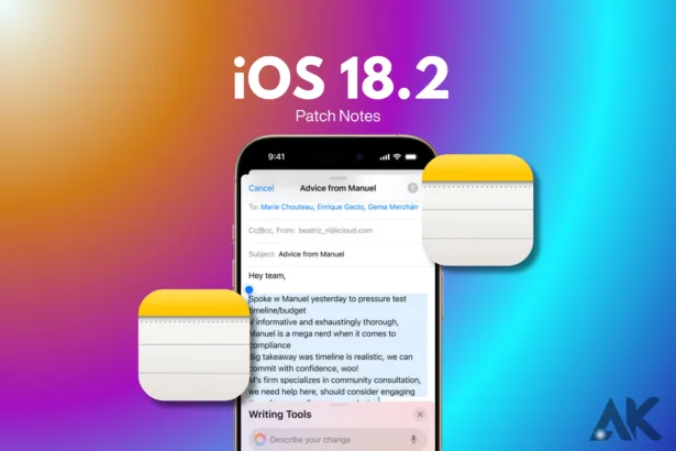 iOS 18.2 Patch Notes