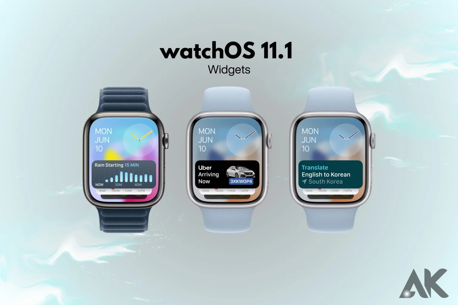 watchOS 11.1 widgets