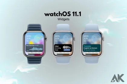 watchOS 11.1 widgets