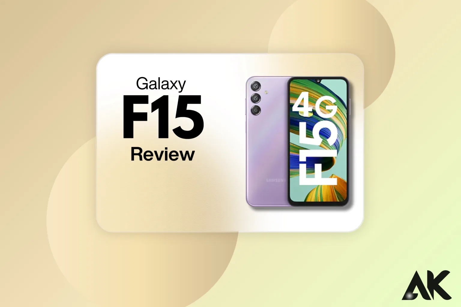 Galaxy F15 4G Review