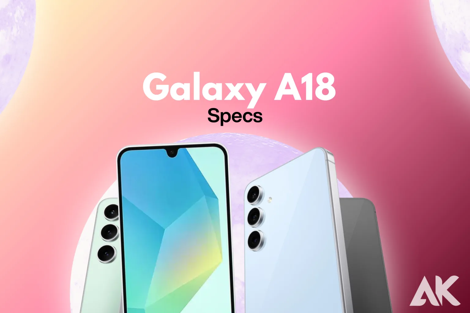 galaxy a18 specs