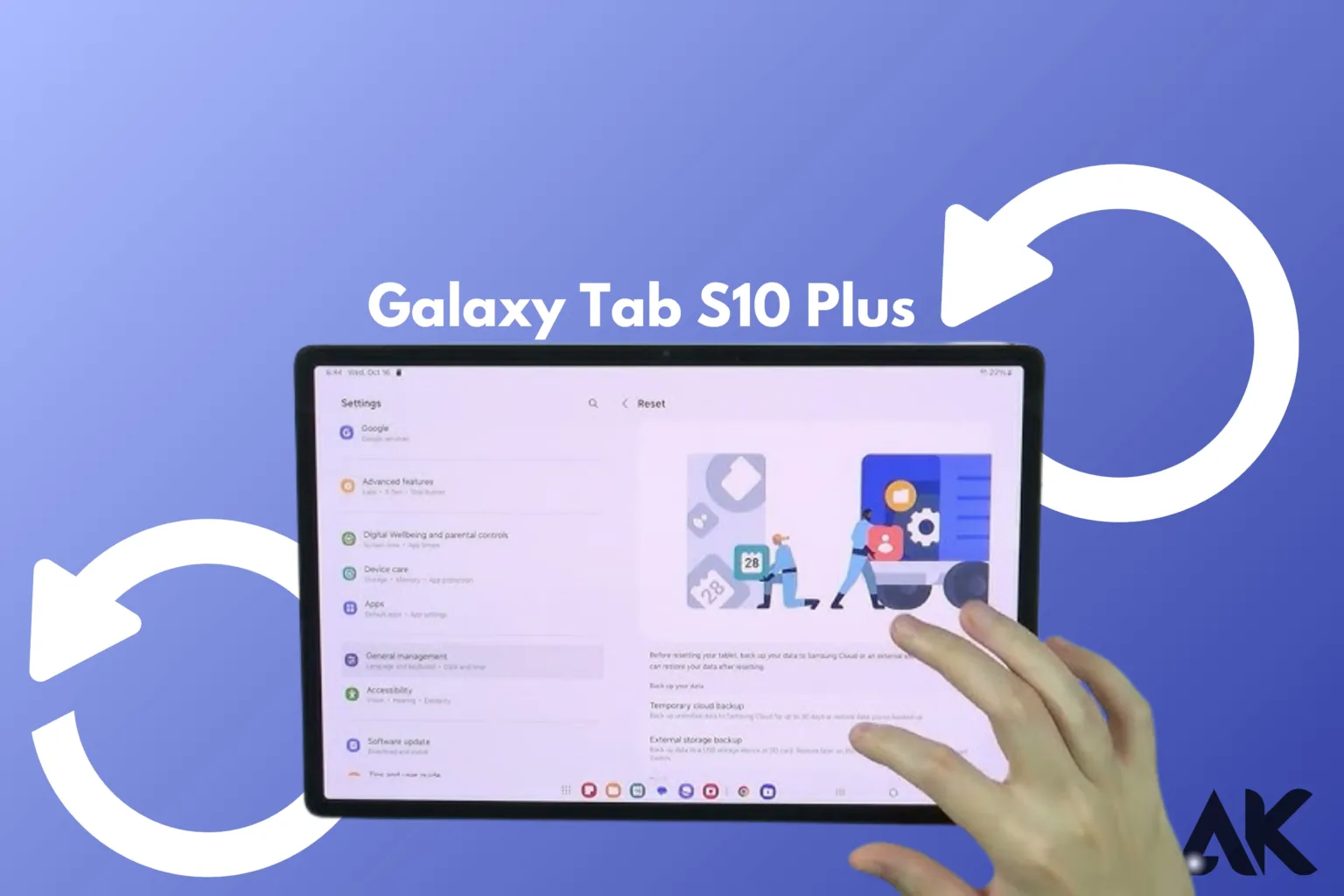 How to reset Galaxy Tab S10 Plus