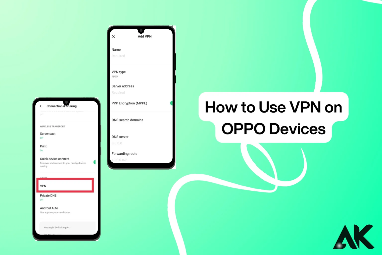 How to use VPN on OPPO devices