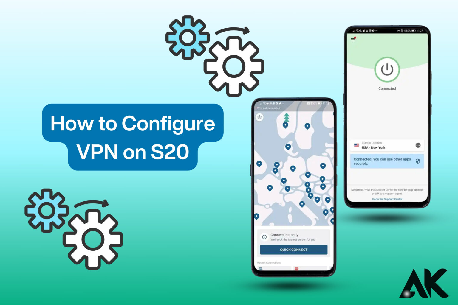 How to configure VPN on S20