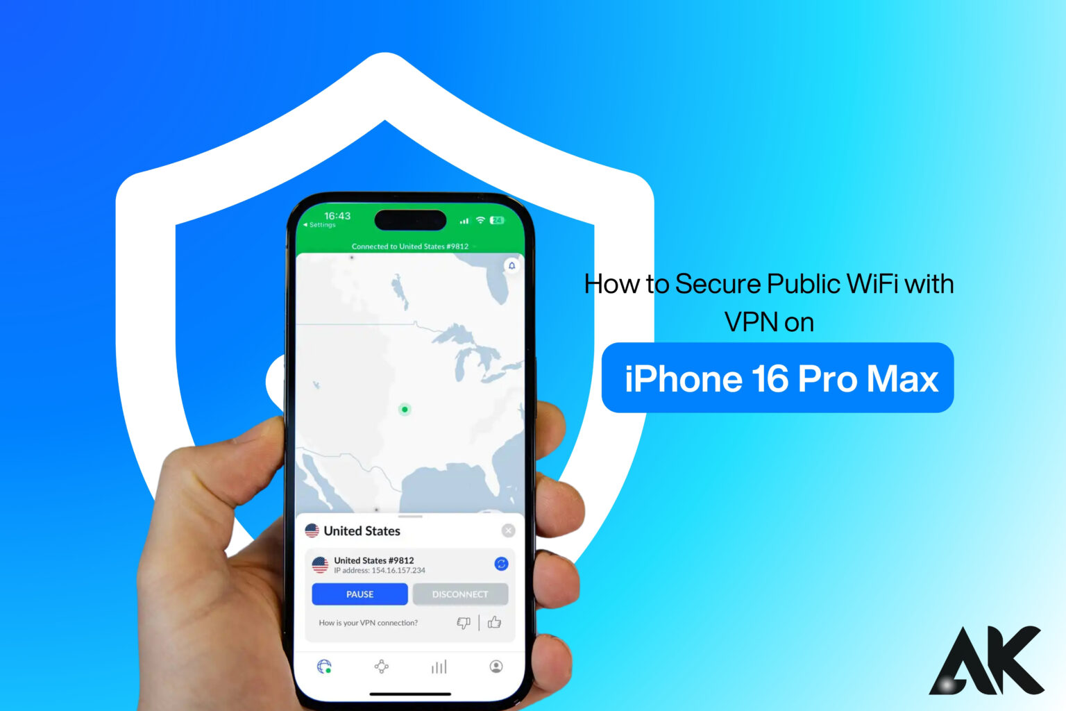 How to Secure Public WiFi with VPN on iPhone 16 Pro Max