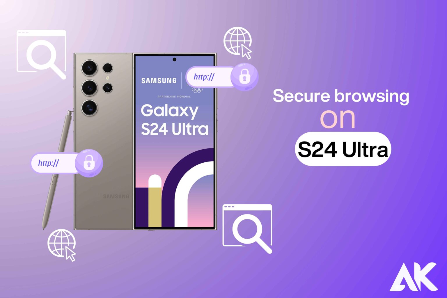 Secure browsing on S24 Ultra