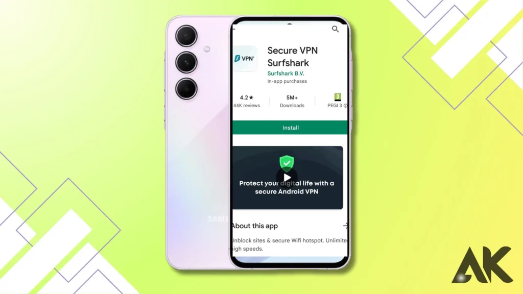 How to set up a VPN on Galaxy mobile