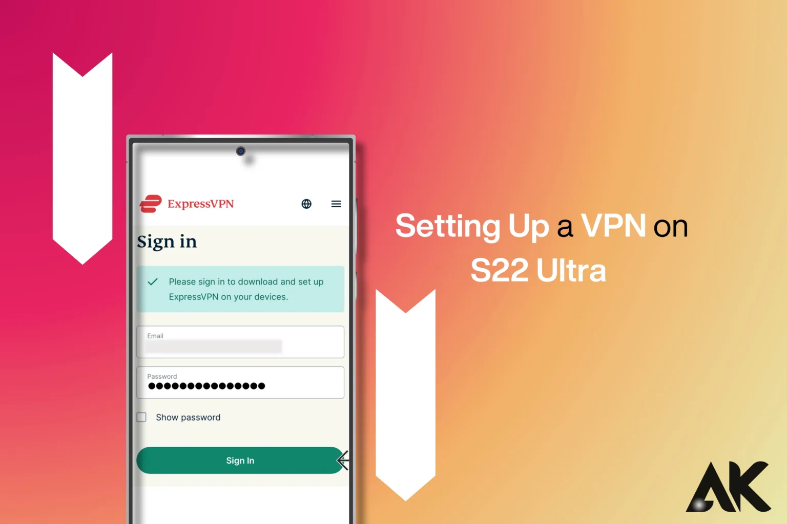 How to set up VPN on S22 Ultra