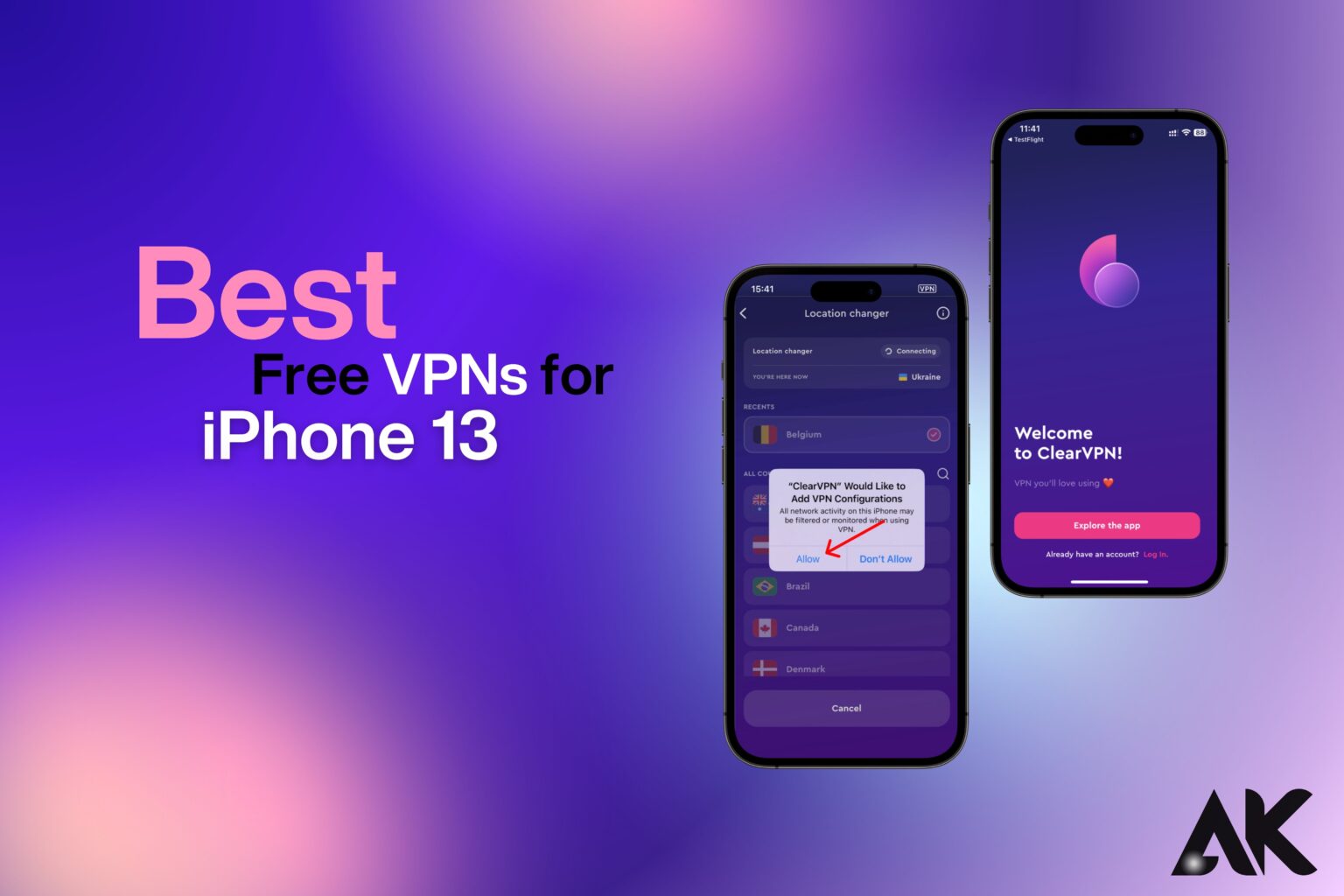 Free VPN for iPhone 13