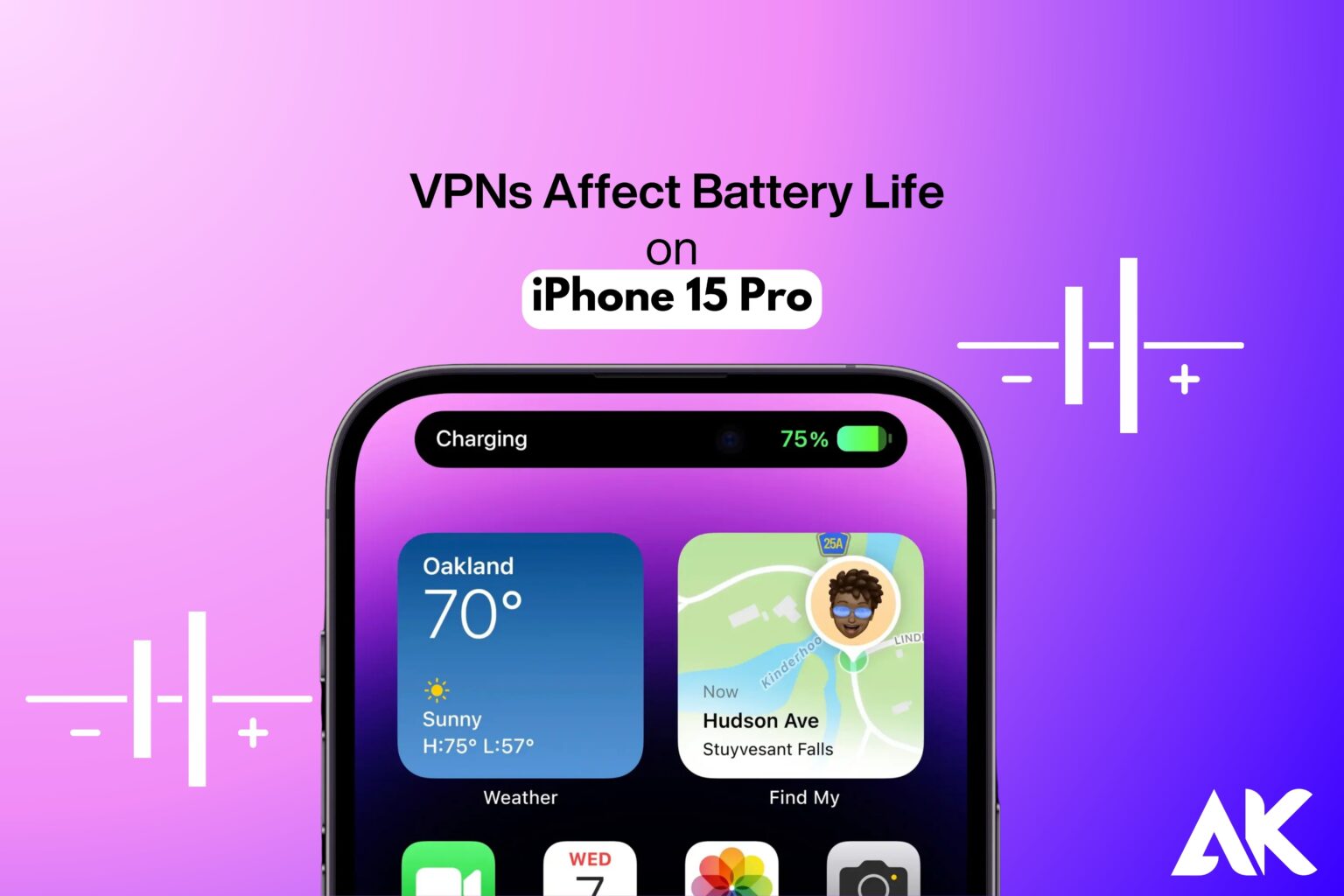 Do VPNs affect battery life on iPhone 15 Pro?