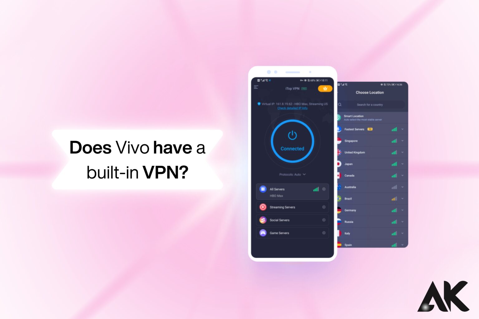 Does Vivo have a built-in VPN?