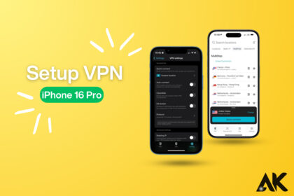 Setup VPN iPhone 16 Pro