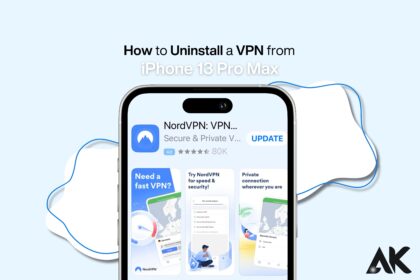 How to uninstall a VPN from iPhone 13 Pro Max