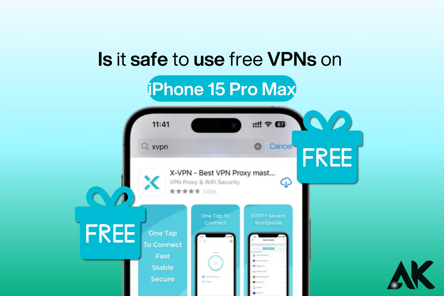 Is it safe to use free VPNs on iPhone 15 Pro