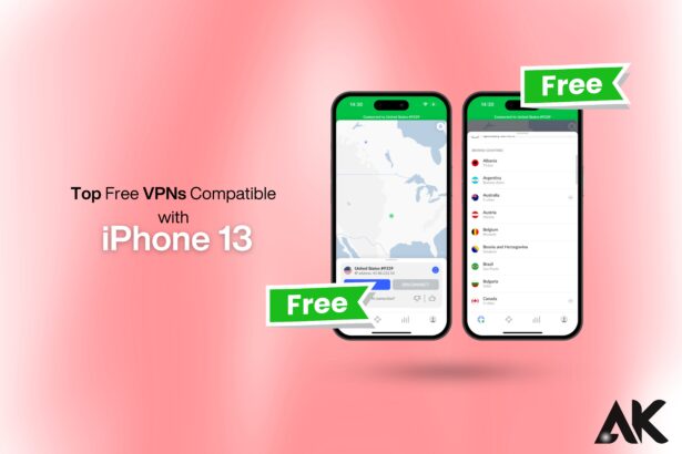 Top free VPNs compatible with iPhone 13