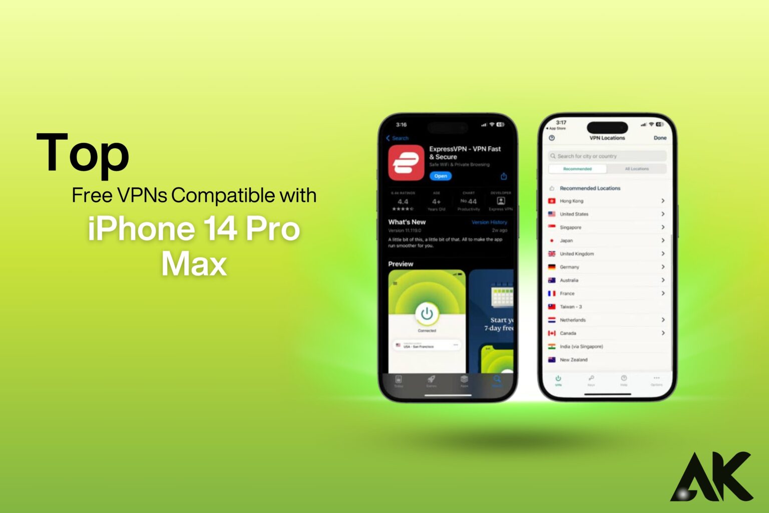 Top free VPNs compatible with iPhone 14 Pro Max