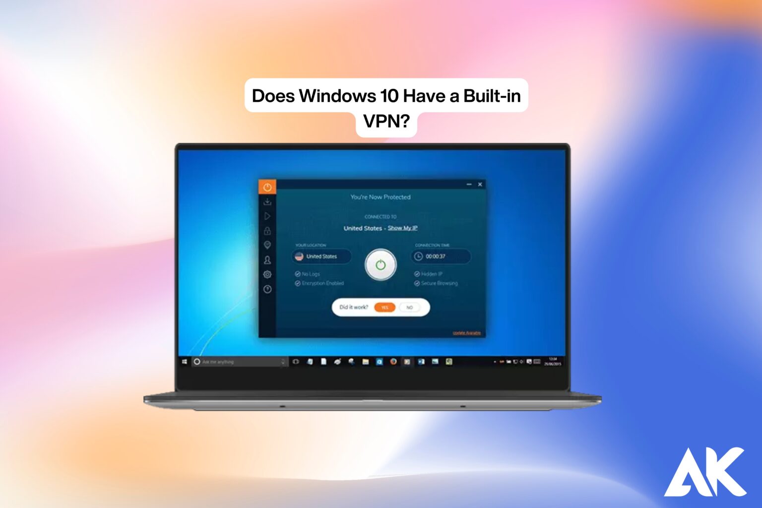 Does Windows 10 have a built-in VPN