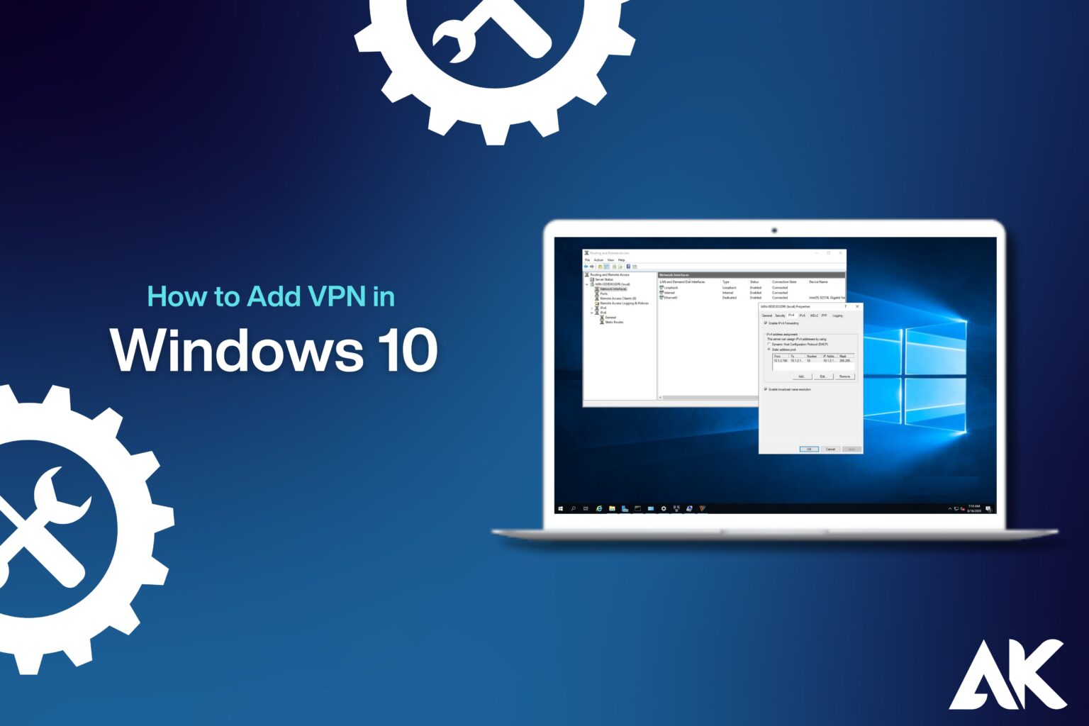 How to add VPN in Windows 10