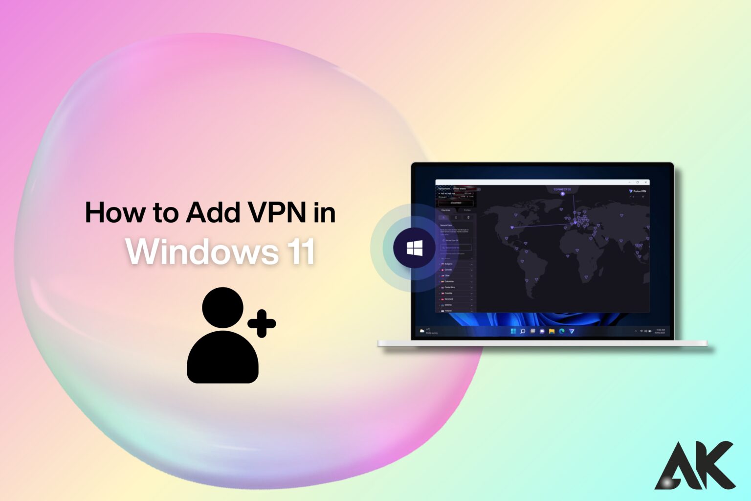 How to add VPN in Windows 11