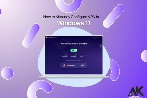 How to manually configure VPN in Windows 11