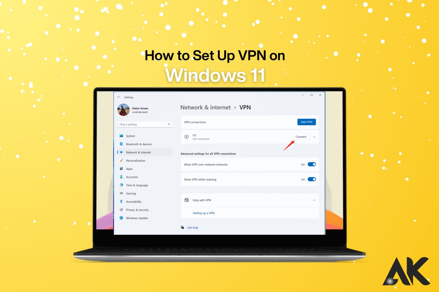 How to set up VPN on Windows 11